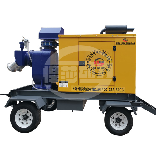 移动防汛排涝泵车各部位装置的用途介绍